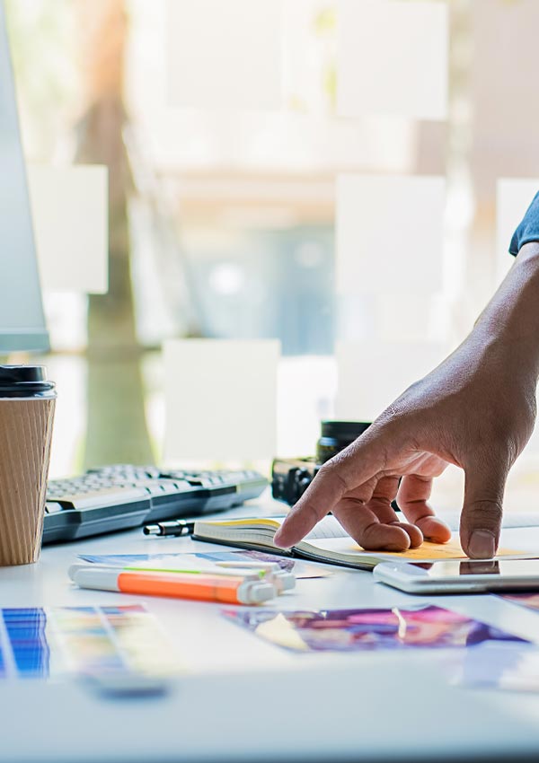 creaive design process, in house creative team, renderings, mockups, onsite support