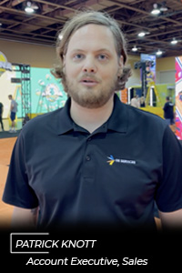 patrick knott, account executive, sales, on services, exhibits and activations