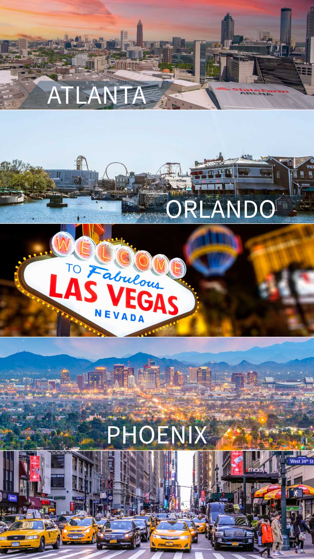 sko locations, atlanta, orlando, las vegas, phoenix, new york