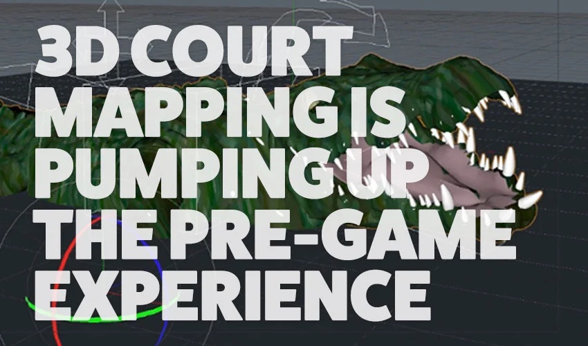 3d court mapping is pumping the pre game experience