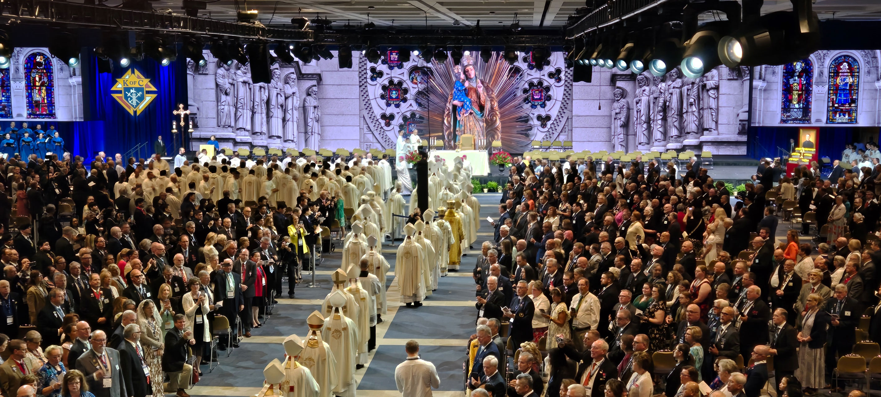 knights of columbus, led, event, technology, canada