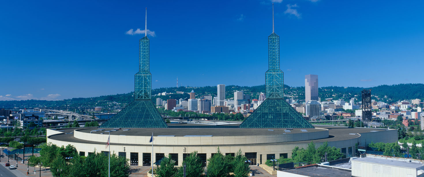 oregon convention center, the occ, selects on site in house audio visual